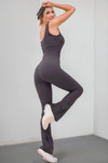 U Neck Seamless Skinny Junpsuit