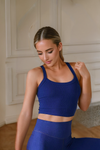 Athletic Ribbed Cropped Cami Top