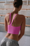 Athletic Ribbed Cropped Cami Top