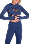 Crisscross Detail 3pcs Sports Set
