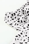 PACK25119832-20-1, Leopard Smocking Detail Bubble Sleeve Blouse