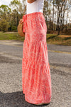 PACK7711879-10-1, Pink Bohemian Floral Print Wide Leg Pants