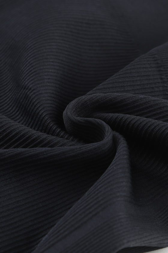 LC265202-2-S, LC265202-2-M, LC265202-2-L, PACK265202-2-1, Black  High Waist Tummy Control Flared Sports Pants