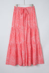 PACK7711879-10-1, Pink Bohemian Floral Print Wide Leg Pants