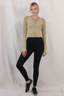  LC264431-9-S, LC264431-9-M, LC264431-9-L, PACK264431-9-1, Green  Mesh Raglan Thumbhole Sleeve Zipped Gym Top