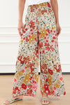 PACK7712339-P1015-1, Oatmeal Boho Floral Smocked Waist Super Loose Pants