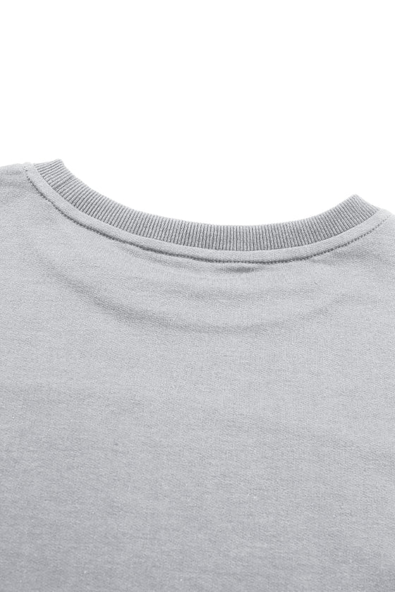 PACK2611557-P1011-1, Light Grey Solid Criss Cross Crop Top and Pants Active Set