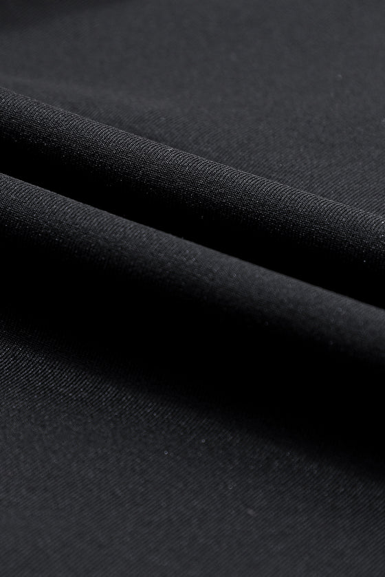 PACK7712269-2-1, Black Exposed Seam High Waist Pocketed Joggers