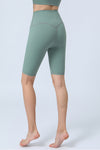 LC265392-P509-S, LC265392-P509-M, LC265392-P509-L, LC265392-P509-XL, Mist Green High Waist Tummy Control Active Shorts