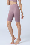 LC265392-P1010-S, LC265392-P1010-M, LC265392-P1010-L, LC265392-P1010-XL, Light Pink High Waist Tummy Control Active Shorts