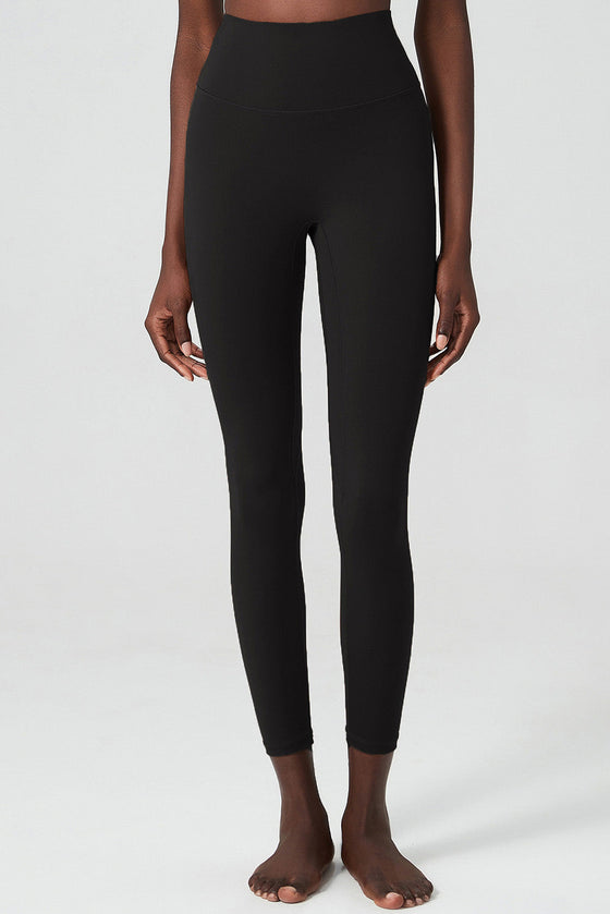 LC265400-P2-S, LC265400-P2-M, LC265400-P2-L, LC265400-P2-XL, Black Seamless High Waist Active Leggings