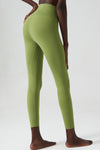 LC265400-P709-S, LC265400-P709-M, LC265400-P709-L, LC265400-P709-XL, Spinach Green Seamless High Waist Active Leggings