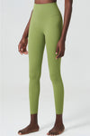 LC265400-P709-S, LC265400-P709-M, LC265400-P709-L, LC265400-P709-XL, Spinach Green Seamless High Waist Active Leggings