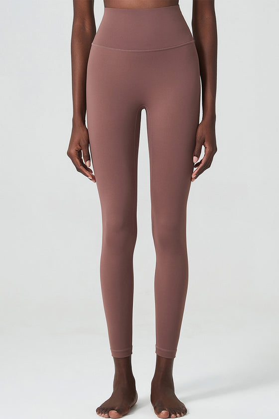 LC265400-P8010-S, LC265400-P8010-M, LC265400-P8010-L, LC265400-P8010-XL, Rose Tan Seamless High Waist Active Leggings