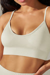 LC264619-P1-S, LC264619-P1-M, LC264619-P1-L, LC264619-P1-XL, White Outdoor Sleeveless Straps Yoga Bra