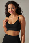 LC264619-P2-S, LC264619-P2-M, LC264619-P2-L, LC264619-P2-XL, Black Outdoor Sleeveless Straps Yoga Bra