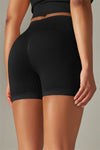 LC265426-P2-S, LC265426-P2-M, LC265426-P2-L, LC265426-P2-XL, Black Daily Bodycon High Waist Active Short