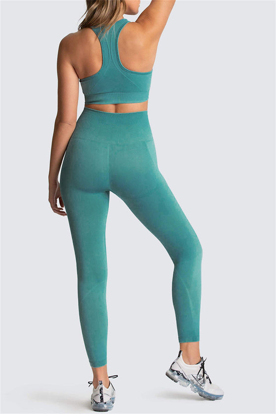 LC2611591-P1809-S, LC2611591-P1809-M, LC2611591-P1809-L, Skobeloff Outdoor Sleeveless U Neck Yoga Set