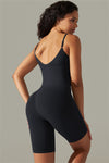 LC260343-P2-S, LC260343-P2-M, LC260343-P2-L, LC260343-P2-XL, Black Daily Bodycon One Piece Yoga Bodysuit
