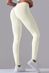 LC265427-P1-S, LC265427-P1-M, LC265427-P1-L, LC265427-P1-XL, LC265427-P1-2XL, White Regular Solid Active Yoga Pants