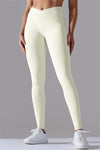 LC265427-P1-S, LC265427-P1-M, LC265427-P1-L, LC265427-P1-XL, LC265427-P1-2XL, White Regular Solid Active Yoga Pants