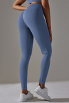 PACK265428-P604-1, Ashleigh Blue High Waist Ankle-length Yoga Pants