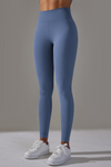 PACK265428-P604-1, Ashleigh Blue High Waist Ankle-length Yoga Pants