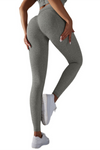 LC265434-P2011-S, LC265434-P2011-M, LC265434-P2011-L, Dark Grey Active High Waist Solid Yoga Pants