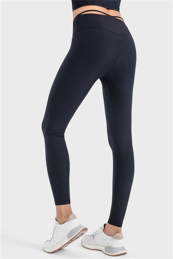 LC265436-P2-S, LC265436-P2-M, LC265436-P2-L, LC265436-P2-XL, Black Outdoor Solid Skinny Yoga Pants