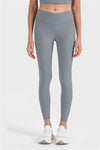 LC265436-P3011-S, LC265436-P3011-M, LC265436-P3011-L, LC265436-P3011-XL, Medium Grey Outdoor Solid Skinny Yoga Pants