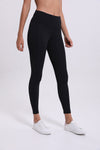LC265435-P2-S, LC265435-P2-M, LC265435-P2-L, LC265435-P2-XL, Black High-waisted Running Sports Fitness Pants