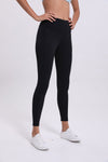 LC265435-P2-S, LC265435-P2-M, LC265435-P2-L, LC265435-P2-XL, Black High-waisted Running Sports Fitness Pants