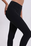 LC265435-P2-S, LC265435-P2-M, LC265435-P2-L, LC265435-P2-XL, Black High-waisted Running Sports Fitness Pants