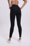 LC265435-P2-S, LC265435-P2-M, LC265435-P2-L, LC265435-P2-XL, Black High-waisted Running Sports Fitness Pants