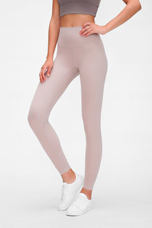  LC265435-P1010-S, LC265435-P1010-M, LC265435-P1010-L, LC265435-P1010-XL, Light Pink High-waisted Running Sports Fitness Pants