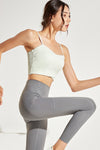 LC264639-P2009-S, LC264639-P2009-M, LC264639-P2009-L, LC264639-P2009-XL, Meadow Mist Green Crossed Strap Cropped Yoga Bra