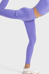 LC265438-P408-S, LC265438-P408-M, LC265438-P408-L, LC265438-P408-XL, Lilac Flap Pocket High Waist Workout Pants