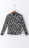 PACK2554371-P2-1, Black Leopard Print Button Up Long Sleeve Shirt