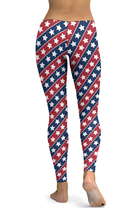 LC265448-P320-S, LC265448-P320-M, LC265448-P320-L, LC265448-P320-XL, Red American Flag Women's Yoga Pants