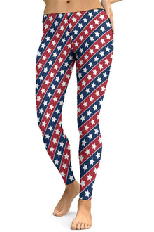  LC265448-P320-S, LC265448-P320-M, LC265448-P320-L, LC265448-P320-XL, Red American Flag Women's Yoga Pants