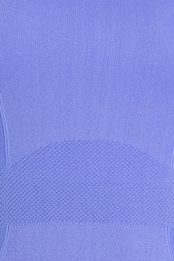 LC264661-P408-S, LC264661-P408-M, LC264661-P408-L, LC264661-P408-XL, Lilac Solid Color Crew Neck Yoga Active Short Sleeve Top