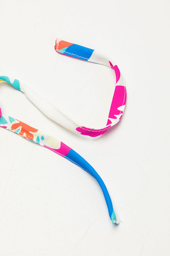 PACK7712571-P622-1, Rose Red Boho Flower Print Loose Wide Leg Pants