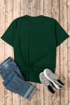 PACK25224607-9-1, Green St Patrick Clover Patch Sequin Graphic T-shirt