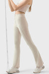 PACK265457-P1-1, White Exposed Seam High Waist Zipped Active Pants