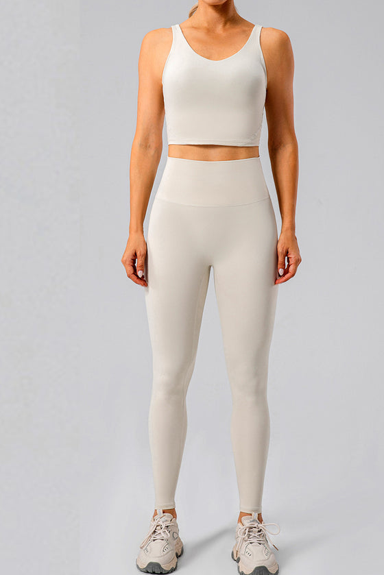 PACK264675-P1-1, White Solid U Neck Ruched Action Bra