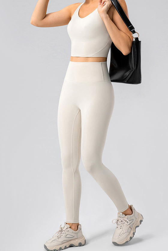 PACK264675-P1-1, White Solid U Neck Ruched Action Bra