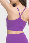 PACK264688-P8-1, Tillandsia Purple Spaghetti Straps Lift Up Active Bra