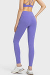 PACK265469-P408-1, Lilac Solid Color High Waist Active Leggings with Side Pocket