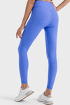PACK265475-P5-1, Dark Blue Ribbed Thin Strap V Shape High Waist Yoga Tights