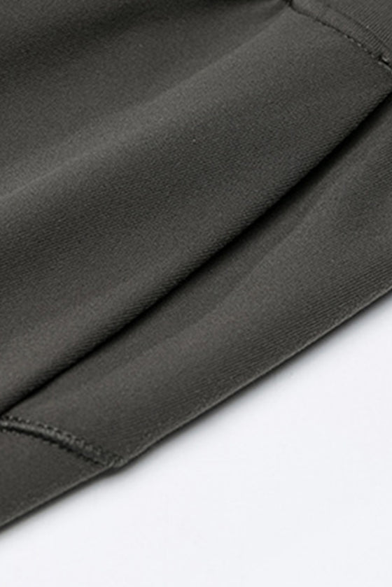 PACK265480-P1509-1, Dim Gray Pocketed Drawstring High Waist Active Joggers